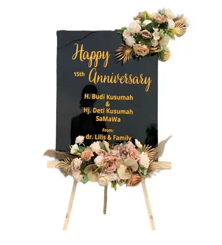 Papan Bunga Akrilik Garden Party Puncak