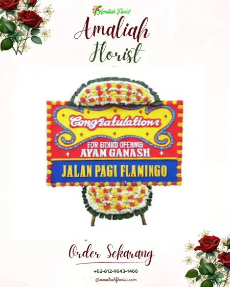 Sewa Papan Bunga Garden Party Puncak